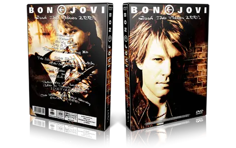 Artwork Cover of Bon Jovi Compilation DVD Crush The Videos 2001 Proshot