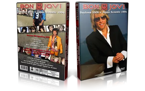 Artwork Cover of Bon Jovi Compilation DVD Daytona Speedway 2006 Proshot