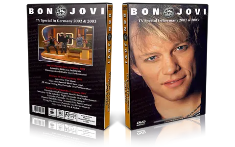Artwork Cover of Bon Jovi Compilation DVD Germany 2002-2003 Proshot