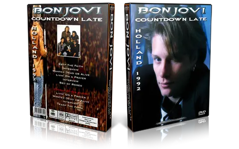 Artwork Cover of Bon Jovi Compilation DVD Holland 1992 Proshot