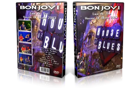 Artwork Cover of Bon Jovi Compilation DVD House Of Blues 2003 Proshot