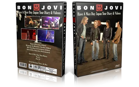 Artwork Cover of Bon Jovi Compilation DVD Japan 2005 Proshot