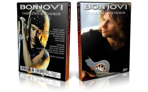 Artwork Cover of Bon Jovi Compilation DVD These Days 1996 Proshot