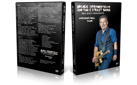 Artwork Cover of Bruce Springsteen Compilation DVD Highlights Wrecking Ball Proshot