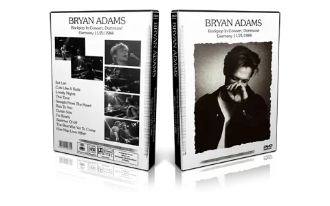 Artwork Cover of Bryan Adams 1984-11-21 DVD Dortmund Proshot