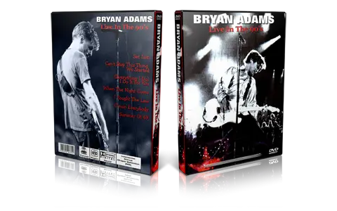 Artwork Cover of Bryan Adams Compilation DVD Live In The 90s Proshot