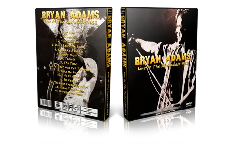 Artwork Cover of Bryan Adams Compilation DVD Rockpalast 1983 Proshot