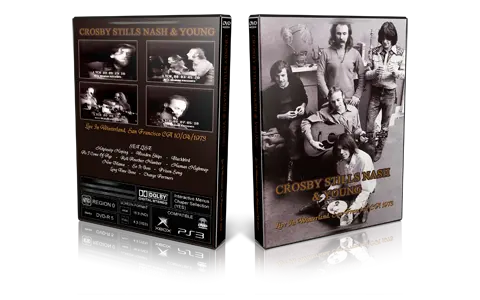 Artwork Cover of CSNY 1973-10-04 DVD San Francisco Proshot