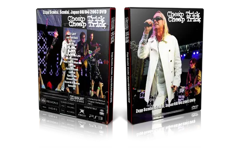 Artwork Cover of Cheap Trick 2003-08-04 DVD Sendai Proshot