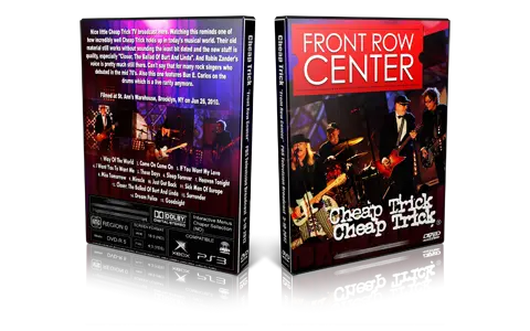 Artwork Cover of Cheap Trick 2010-01-26 DVD New York City Proshot