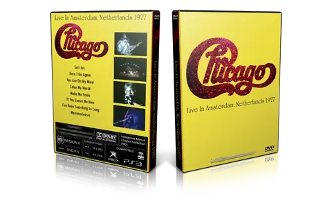Artwork Cover of Chicago Compilation DVD Amsterdam 1977 Proshot
