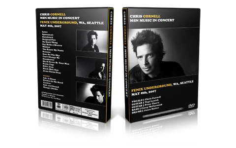 Artwork Cover of Chris Cornell Compilation DVD Seattle 2007 Proshot