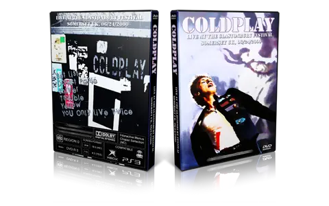 Artwork Cover of Coldplay 2000-06-24 DVD Glastonbury Festival Proshot