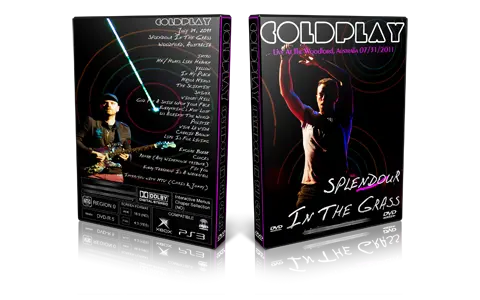 Artwork Cover of Coldplay 2011-07-31 DVD Woodford Proshot