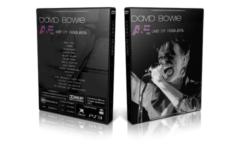 Artwork Cover of David Bowie Compilation DVD A and E Live By Request 2000 Proshot