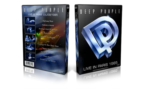 Artwork Cover of Deep Purple 1985-09-17 DVD Paris Proshot