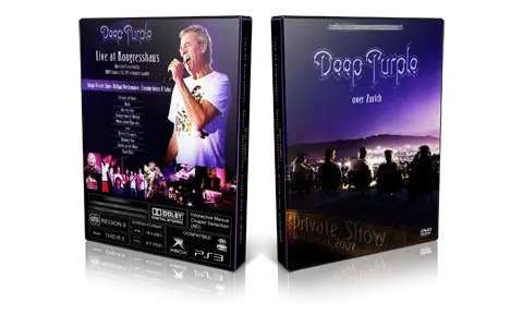 Artwork Cover of Deep Purple 2007-12-18 DVD Zurich Proshot