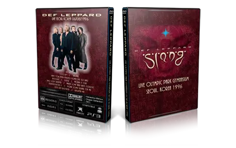 Artwork Cover of Def Leppard 1996-06-08 DVD Seoul Proshot