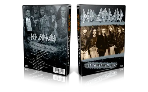 Artwork Cover of Def Leppard Compilation DVD Sheffield 1992 Proshot