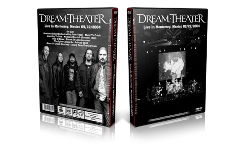Artwork Cover of Dream Theater 2004-09-22 DVD Monterrey Proshot