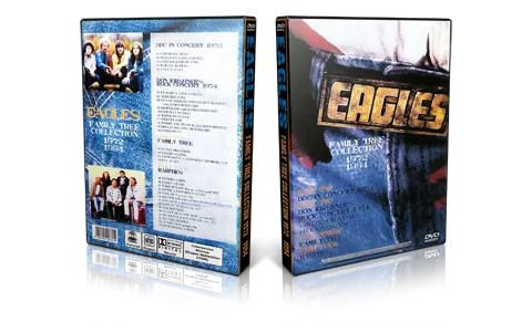 Artwork Cover of Eagles Compilation DVD Family Tree Collection 1972-1994 Proshot