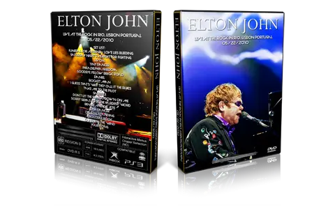 Artwork Cover of Elton John 2010-05-22 DVD Lisbon Proshot