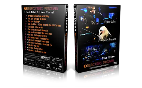 Artwork Cover of Elton John 2010-10-28 DVD London Proshot