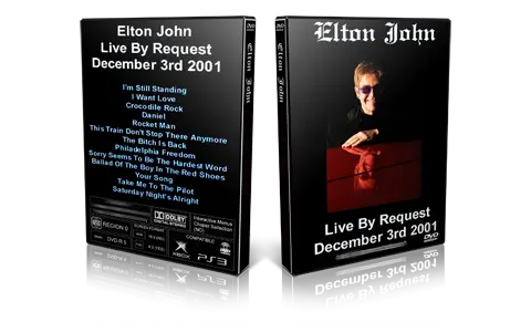 Artwork Cover of Elton John Compilation DVD Live By Request 2001 Proshot