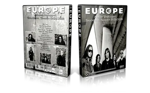 Artwork Cover of Europe 2008-01-26 DVD Stockholm Proshot