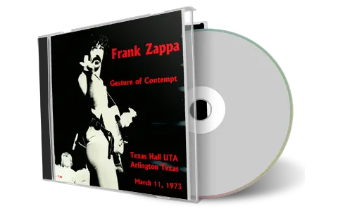 Artwork Cover of Frank Zappa 1973-03-11 CD Arlington Audience
