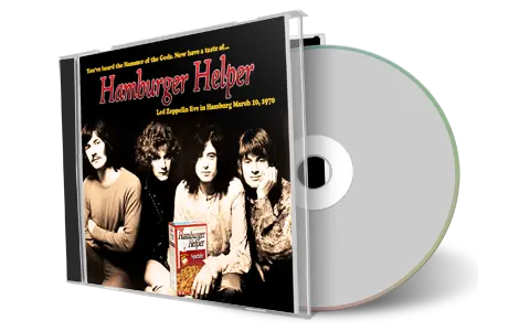 Artwork Cover of Led Zeppelin 1970-03-10 CD Hamburg Audience