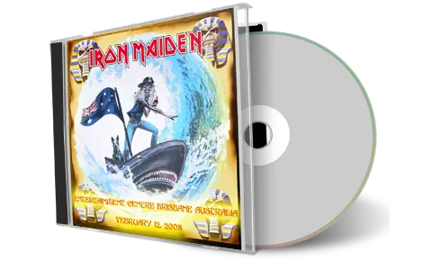 Artwork Cover of Iron Maiden 2008-02-12 CD Brisbane Audience