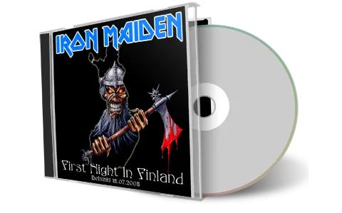 Artwork Cover of Iron Maiden 2008-07-18 CD Helsinki Audience
