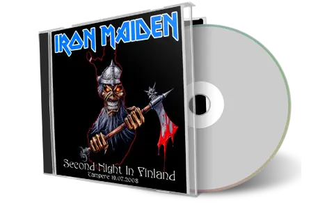 Artwork Cover of Iron Maiden 2008-07-19 CD Tampere Audience