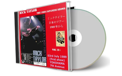Artwork Cover of Mick Taylor Compilation CD Japan Tour 1989 Vol 16 Audience