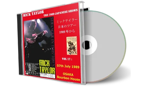 Artwork Cover of Mick Taylor Compilation CD Japan Tour 1989 Vol 17 Audience
