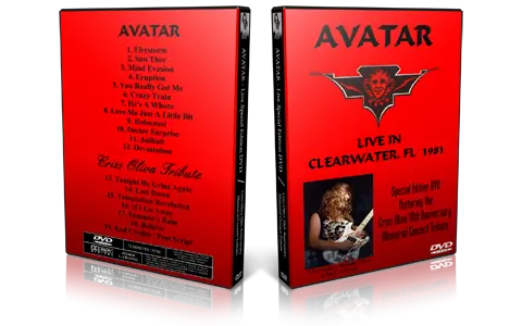 Artwork Cover of Avatar Compilation DVD Clearwater 1981 Audience
