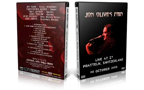 Artwork Cover of Jon Olivas Pain 2005-10-08 DVD Pratteln Audience