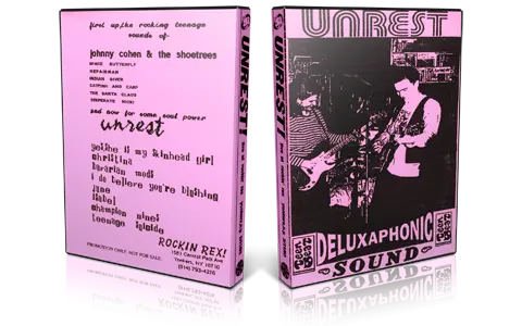 Artwork Cover of Jonny Cohen and Unrest 1993-02-11 DVD Yonkers Audience