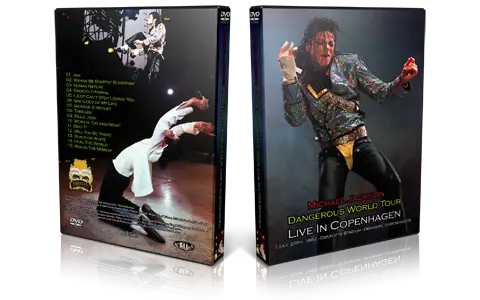 Artwork Cover of Michael Jackson 1992-07-20 DVD Copenhagen Proshot