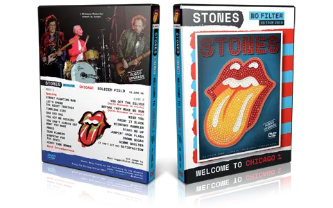 Artwork Cover of Rolling Stones 2019-06-21 DVD Chicago Audience