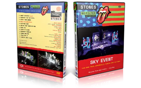 Artwork Cover of Rolling Stones 2019-07-19 DVD Jacksonville Audience