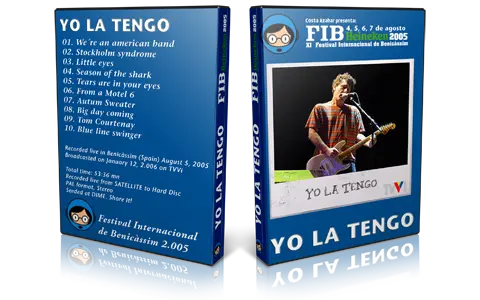 Artwork Cover of Yo La Tengo 2005-08-05 DVD Festival International De Benicassim Proshot