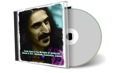 Artwork Cover of Frank Zappa 1974-03-14 CD Vancouver Audience