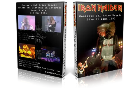 Artwork Cover of Iron Maiden 1993-05-01 DVD Rome Proshot