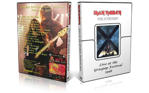 Artwork Cover of Iron Maiden 1996-06-30 DVD Dessel Audience