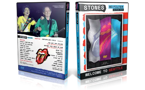 Artwork Cover of Rolling Stones 2019-08-14 DVD Seattle Audience