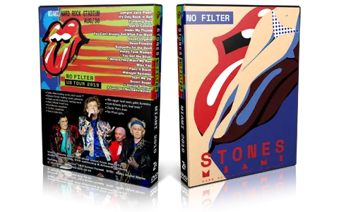 Artwork Cover of Rolling Stones 2019-08-30 DVD Miami Audience