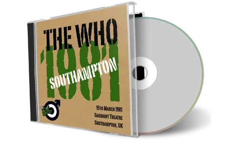 Artwork Cover of The Who 1981-03-15 CD Southampton Audience