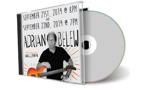 Artwork Cover of Adrian Belew 2019-09-21 CD Seattle Audience